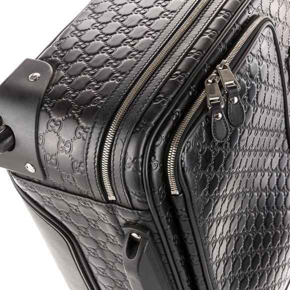 Gucci Embossed Black Travel Bag - Picture 7 of 16
